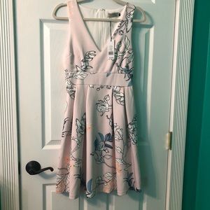 NWT SHOWPO Trust in Me Pink Print Dress